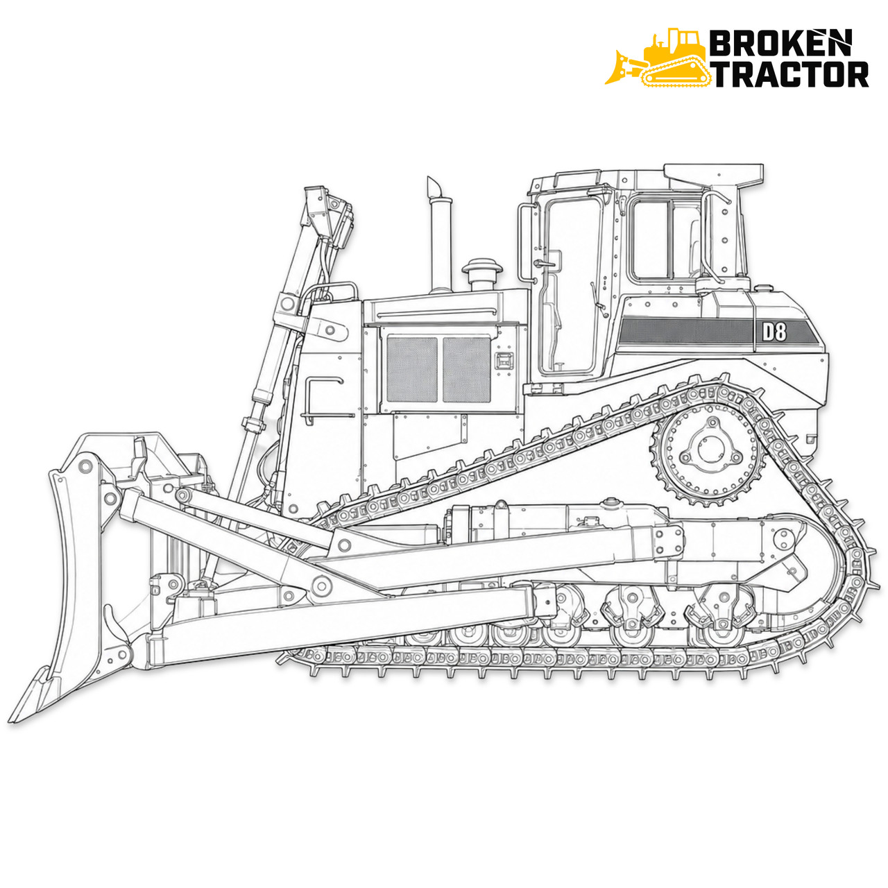 Cat D8 Series Dozer Hydraulic Cylinders