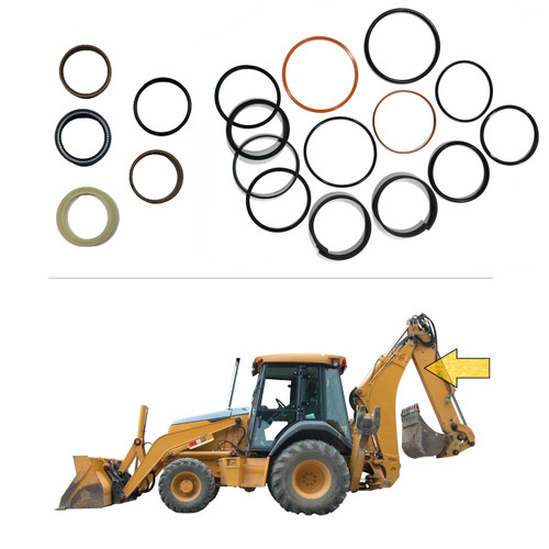 JD 310C Extendable Dipper Cylinder Seal Kit -- AH154784