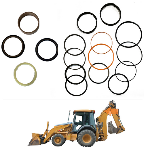 JD 310D, 410D Dipper Crowd Cylinder Seal Kit -- AH138169