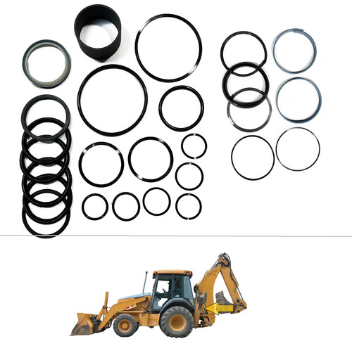 JD Backhoe Boom Cylinder Seal Kit -- RE15647, RE14744, RE14745