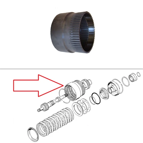 John Deere Backhoe Reverser Forward Clutch Ring Gear 210C, 300D, 310C, 310D, 315C, 315CH, 315D, 482C -- T140929