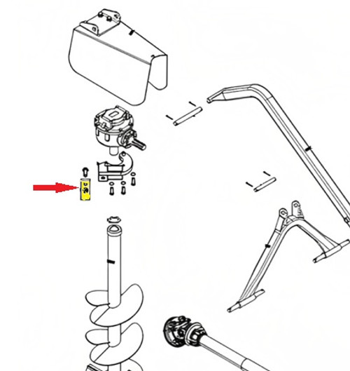 King Kutter Post Hole Digger Latch Bar -- 570106