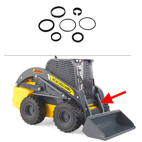 New Holland Skid Steer Bucket Cylinder Seal Kit -- 86570931