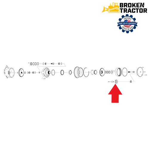 Final Drive Sun Gear | Broken Tractor | T394703