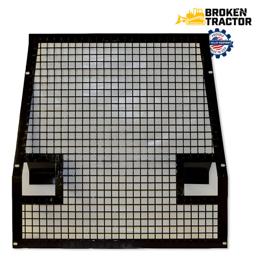 JD 650G Dozer Rear Screen for Forestry Work