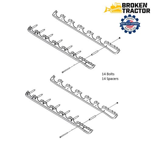 Rock Guard Set for John Deere Series 650 Dozer Rock Guard Set for John Deere Series 650 Dozer