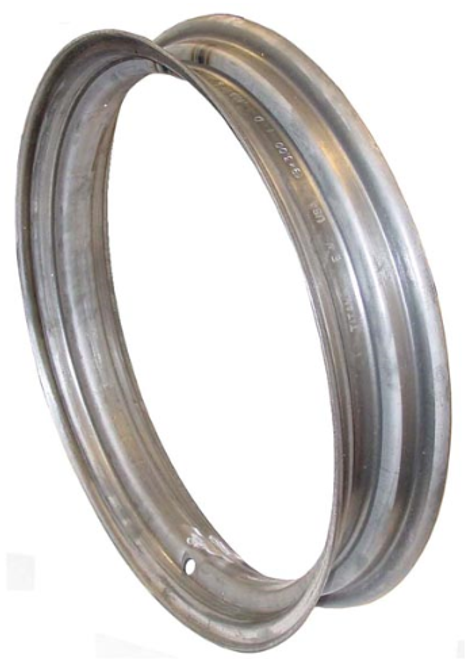 Blank Front Rim 3" x 19" Must weld to your center dish -- FDS071 | Broken Tractor