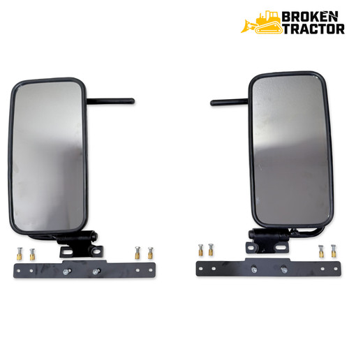 Rearview mirror kit for Case 580 backhoe