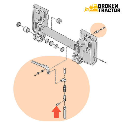 BobTach Coiled Roll Pin | Broken Tractor | 7277777