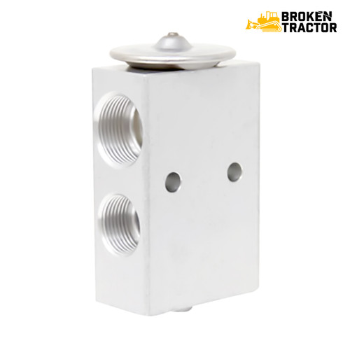 Cab AC expansion valve for John Deere backhoes