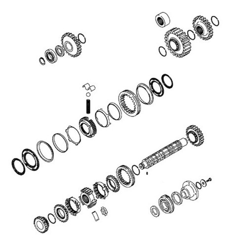 Caterpillar Backhoe Transmission Bearing -- 501776