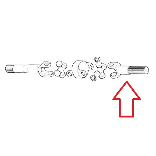 Komatsu Front Axle Short Shaft --CA0040821 Komatsu Front Axle Short Shaft --CA0040821