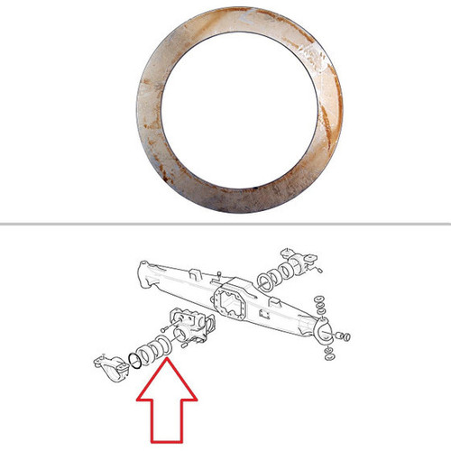 JCB Backhoe Front Axle Rear Thrust Washer -- 448/17701