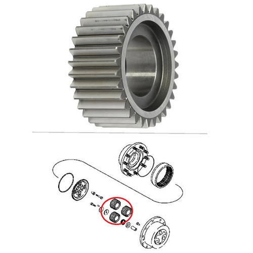 Komatsu Wheel Loader Rear Axle Planetary Gear -- CA0128714