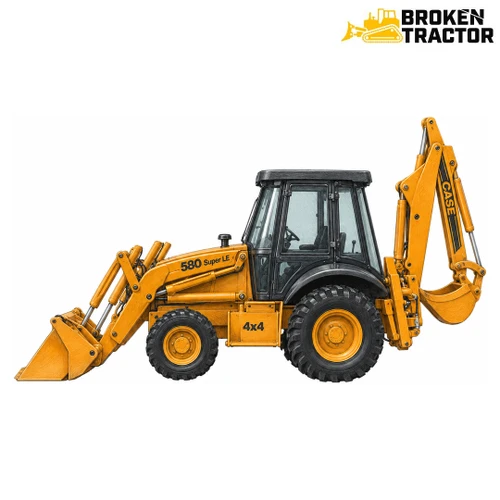 Case 580 Super LE Backhoe (European)