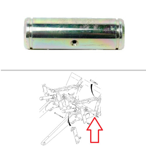 Case Backhoe Loader Bucket Cylinder Rod End Pin 580L, 580 Super L, 580M, 580 Super M -- 116339A1