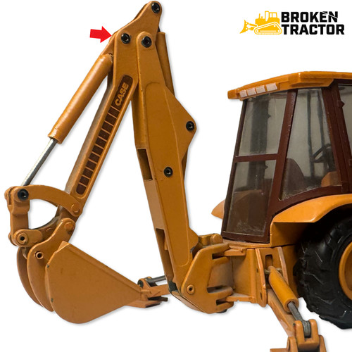 Case 580K Backhoe Bucket Cylinder to Dipper Stick Pin Kit