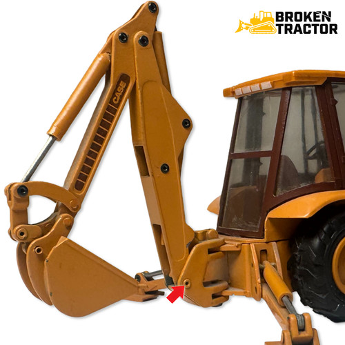 Case 580K Backhoe Boom to Swing Tower Pin Kit