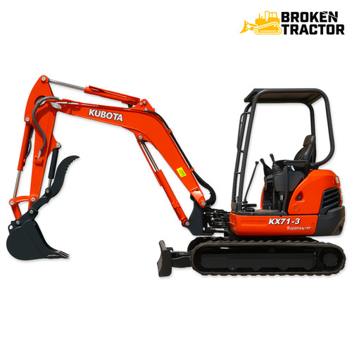 Kubota Excavator KX71-3 Swing Bearing | Broken Tractor