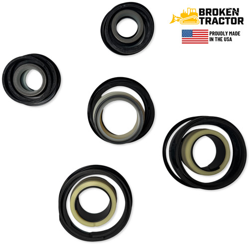 Hydraulic Seal Kit For Case Skid Steer Loader Bucket Tilt Cylinder - Replaces 128728A1