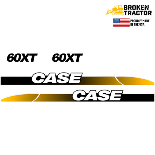 Decal Set for Case 60XT Skid Steer