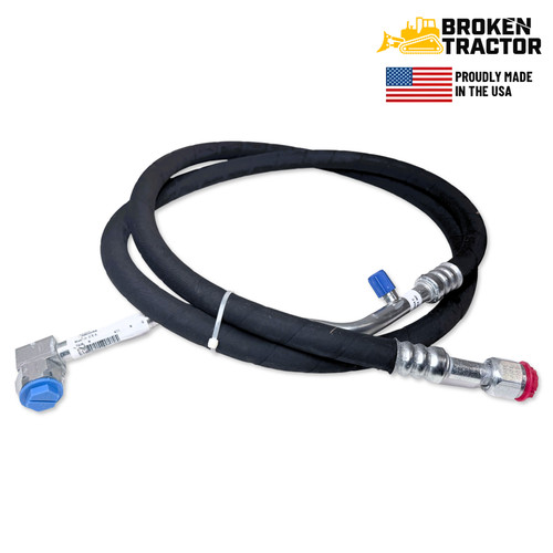 A/C suction hose for Case 580N backhoe cab