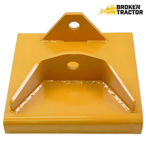 Metal cleat stabilizer pad for Case 580 backhoes
