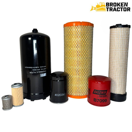 Filter Service Kit for Kubota KX080-3T Compact Excavator