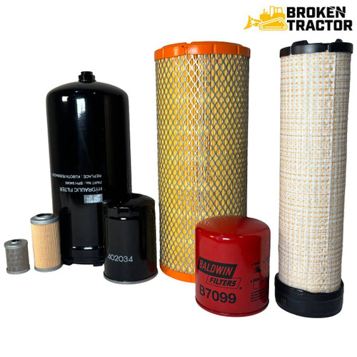 Filter Service Kit for Kubota KX080-3T Compact Excavator