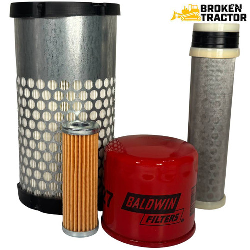 Kubota K008 & K008-3 Mini Excavator Filter Service Kit (Early Serial Range)