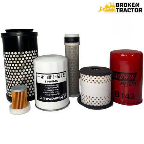 Filter Service Kit for Kubota B26 Tractor Loader Backhoe