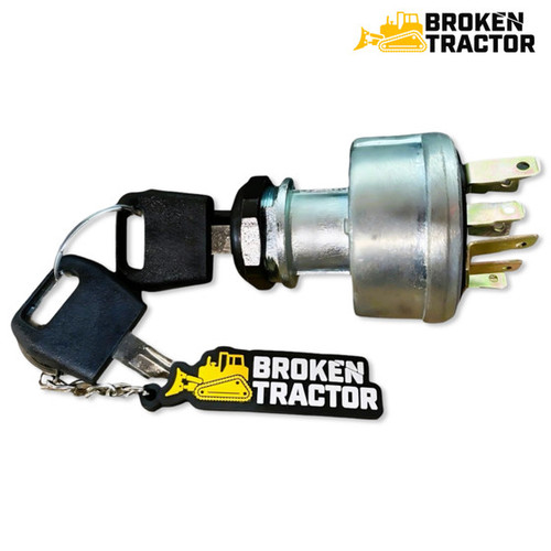 エンＤ NH Ignition Switch with Keys | Broken Tractor | A134737