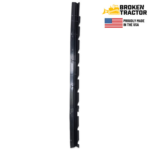Upper rear cab glass support bracket for Case 580K backhoe