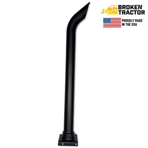 Case 580K 580 Super K 590 Turbo backhoe exhaust pipe muffler extension D151014