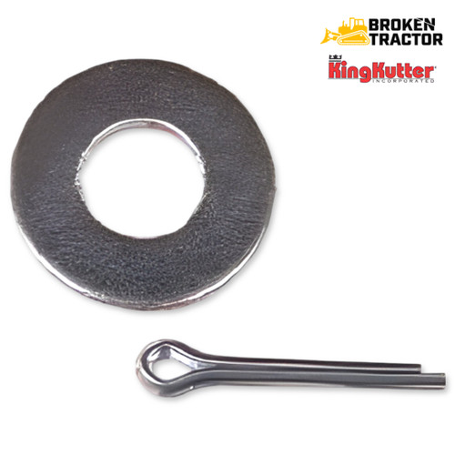 King Kutter OEM Wheel Fork Washer and Retaining Clip, Part #