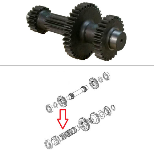 Case Backhoe Primary Shaft -- 358646A1 | Broken Tractor