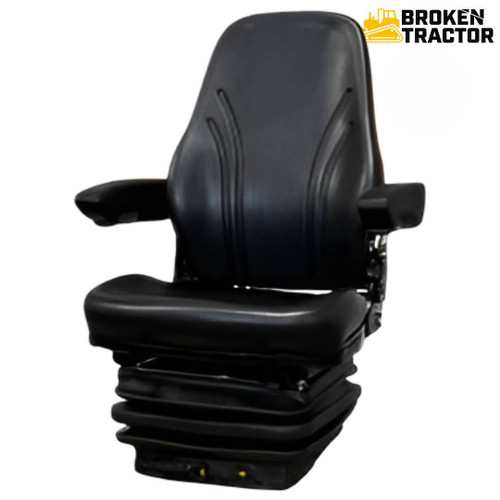 Vinyl Mechanical Suspension Seat for John Deere Motor Graders 570B, 670B, 672B, 770B, 772B, 670C, 672C, 770C, 772C, 670D, 672D, 770D, 772D, 870D, 872D