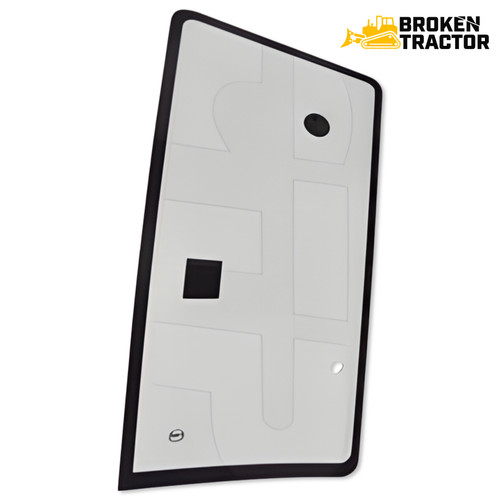 Door Rear Glass Right Hand for Caterpillar C Series Backhoe Loaders | 8Y7279