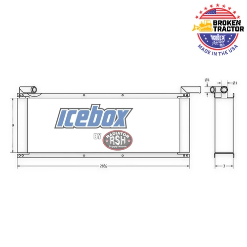 Oil Cooler for Cat 924G, 924H, 928 Wheel Loader – 252-6841