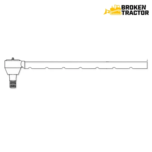 Kubota 35860-62873 outer tie rod end, 2WD, 15.75 inch