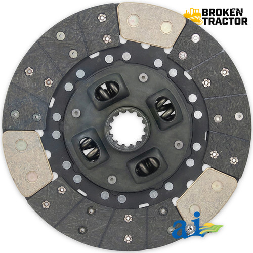 Kubota 3A251-25130 transmission clutch disc, 10.84 inch, spring loaded