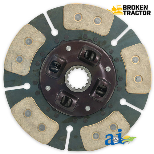 Kubota 3A261-25130 transmission clutch disc, 10-7/8 inch, 14-spline