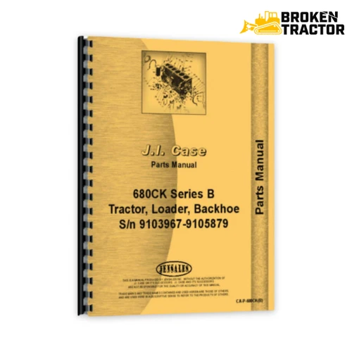 Case 680 Parts Manual