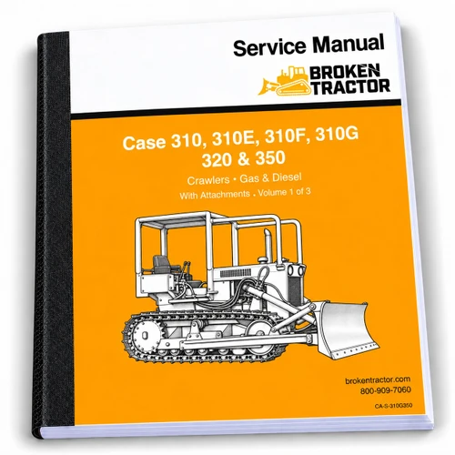 Case 310, 310E, 310F Backhoe Service Manual