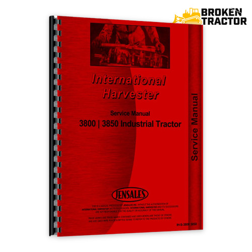 IH 3800, 3850 Service Manual