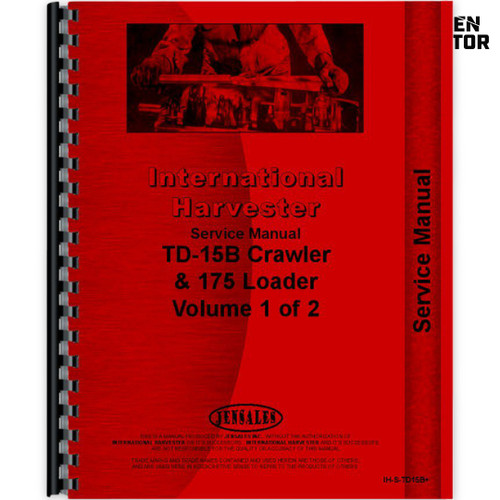 IH TD15B, 175, 175B Service Manual