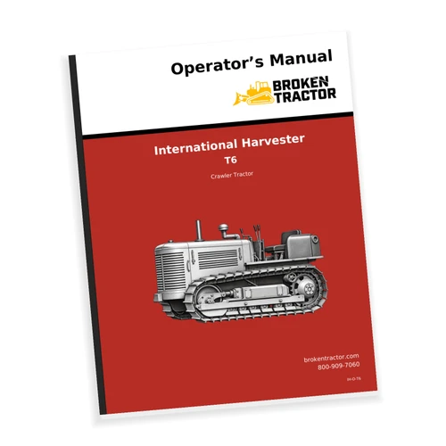 IH T6 Operator's Manual