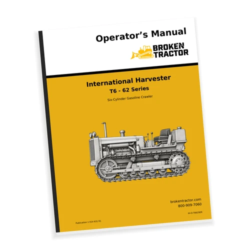 IH T6 Crawler Operator's Manual