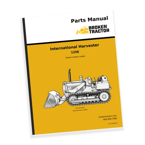 IH 125E Crawler Parts Manual