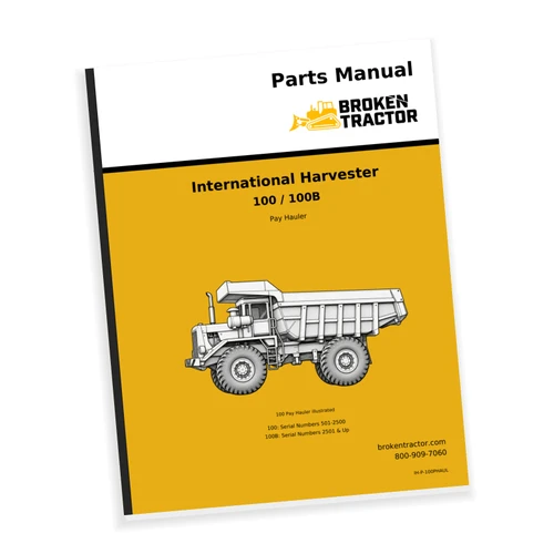 IH 100, 100B Parts Manual